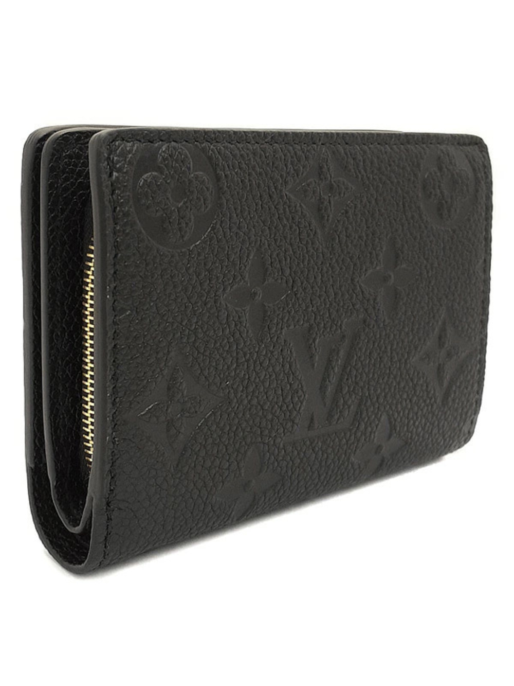 Louis Vuitton Portefeuille Empreinte Bi fold Claire Monogram Short Wallet Brown
